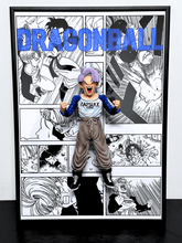 Capsule.pt - Moldura de Arte 3D CapsuleFrame™ Dragon Ball - Trunks
